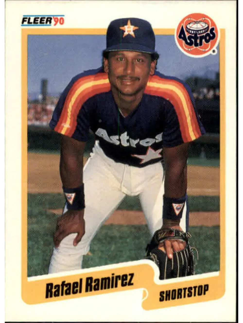 1990 Rafael Ramirez Fleer Baseball Card #234